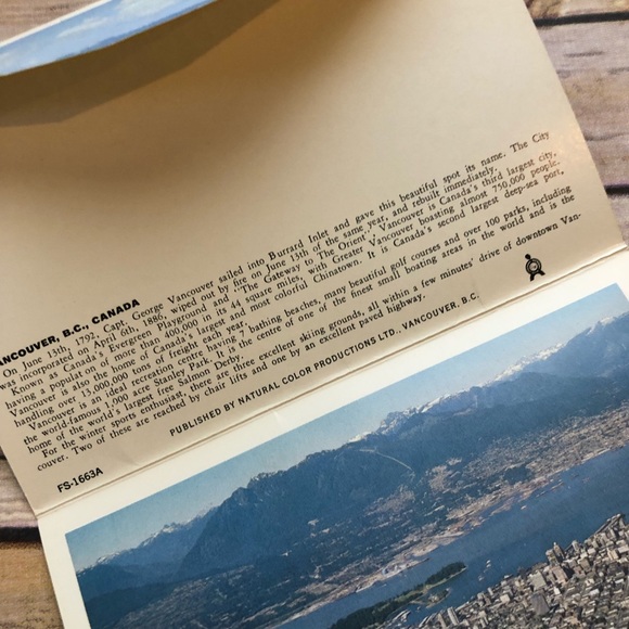 Vancouver Canada Photograph Panel Book Travel - Picture 3 of 5